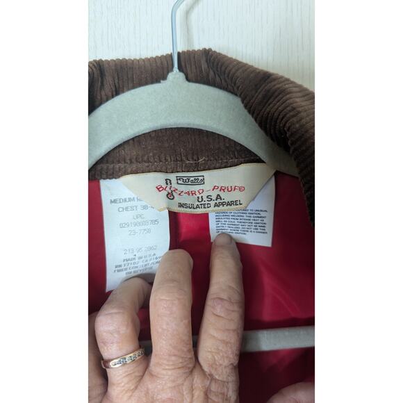 Vintage Walls barn chore jacket brown blizzard pruf USA made medium - Picture 4 of 10